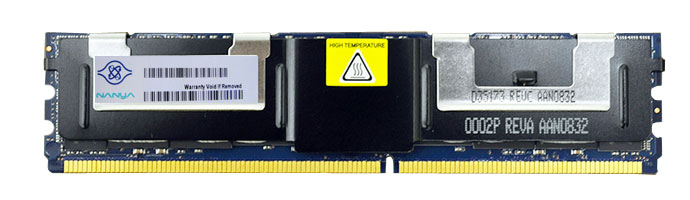 NT4GTT72U4PB1UD-2D Nanya 4GB PC2-6400 DDR2-800MHz ECC Fully Buffered CL6 240-Pin DIMM Dual Rank Memory Module