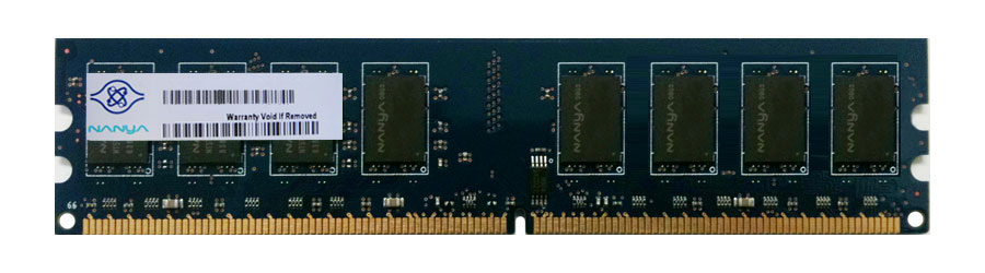 NT2GT64U8HB0JY-25D Nanya 2GB PC2-6400 DDR2-800MHz non-ECC Unbuffered CL6 240-Pin DIMM Memory Module
