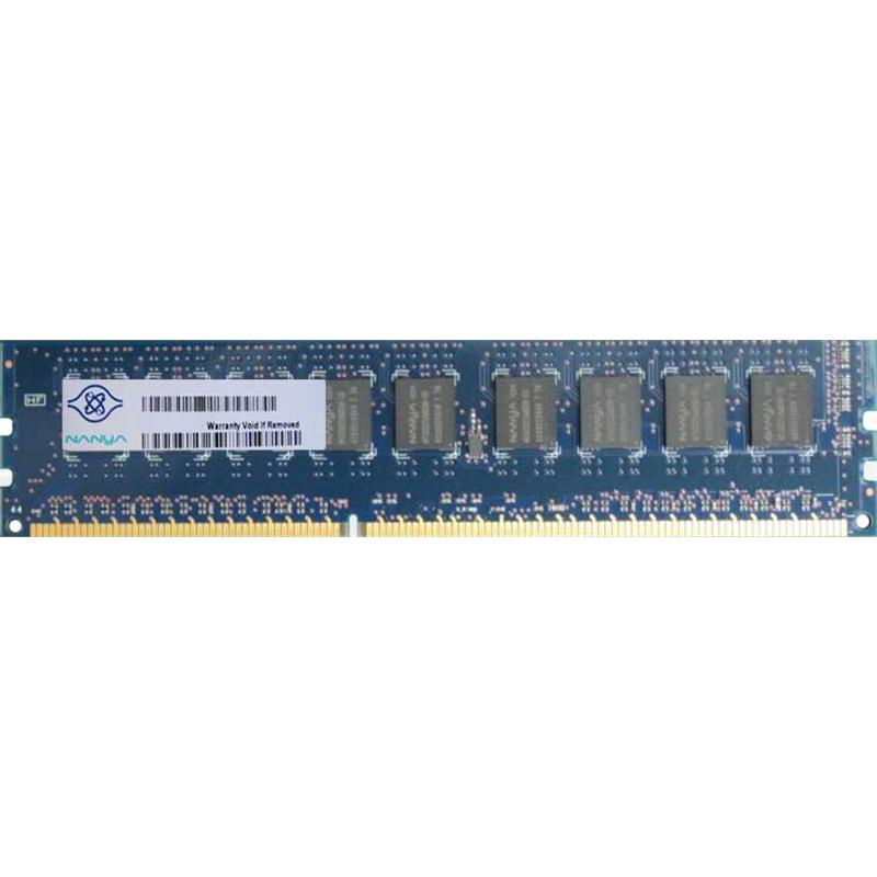 NT2GC72C89B0NF-CG Nanya 2GB PC3-10600 DDR3-1333MHz ECC Unbuffered CL9 240-Pin DIMM 1.35V Low Voltage Single Rank Memory Module