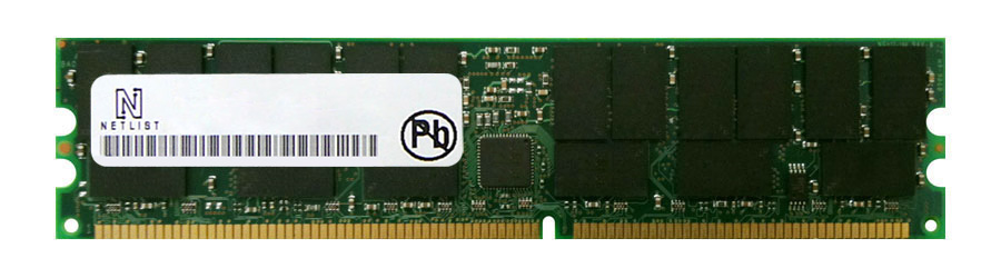 NH9517RD1205A-D27JSC NetList 4GB PC2700 DDR-333MHz ECC Registered CL2.5 184-Pin DIMM Dual Rank Memory Module