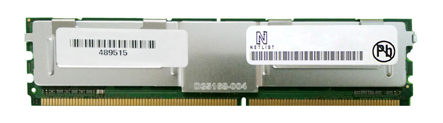 NMD1G7A2510BFD64 NetList 8GB PC2-6400 DDR2-800MHz ECC Fully Buffered CL6 240-Pin DIMM Quad Rank Memory Module