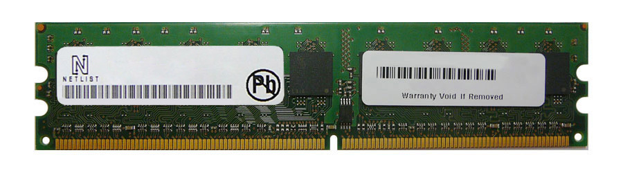 NHD517R21203F-D53MIB NetList 4GB PC2-5300 DDR2-667MHz ECC Registered CL5 240-Pin DIMM Quad Rank Memory Module