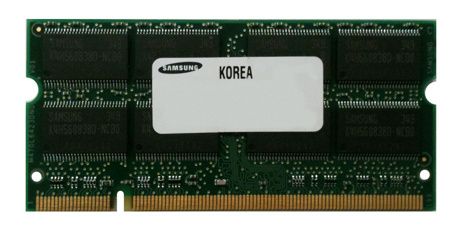 PC2700S-25331-AO Samsung 512MB PC2700 DDR-333MHz non-ECC Unbuffered CL2.5 200-Pin SoDimm Memory Module