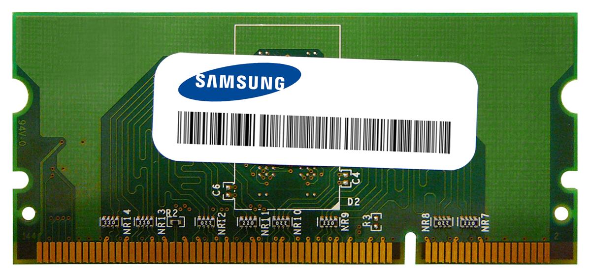 CLP-MEM201 Samsung 128MB PC2-3200 DDR2-400MHz non-ECC Unbuffered CL4 144-Pin SoDimm Memory Module for CLP-610ND 620ND CLX 6200FX 6200ND 6210FX 6220FX SCX 4824FN 4828FN Printers/SEE