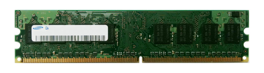 M378T6464QH3-CF7 Samsung 512MB PC2-6400 DDR2-800MHz non-ECC Unbuffered CL6 240-Pin DIMM Memory Module