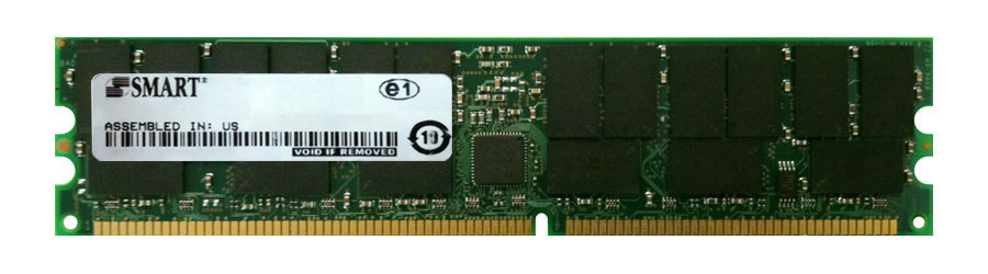 SM51272RDDR3H1LP Smart Modular 4GB PC2100 DDR-266MHz Registered ECC CL2.5 184-Pin DIMM 2.5V Memory Module