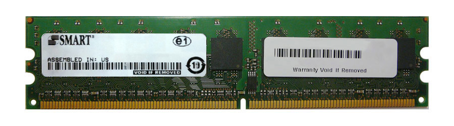 SG25672D2667/2GB Smart Modular 2GB PC2-5300 DDR2-667MHz ECC Unbuffered CL5 240-Pin DIMM Dual Rank Memory Module