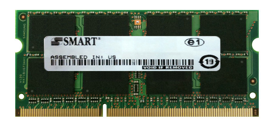 SG564128FJ8NWPH Smart Modular 4GB PC3-10600 DDR3-1333MHz non-ECC Unbuffered CL9 204-Pin SoDimm 1.35V Low Voltage Single Rank Memory Module