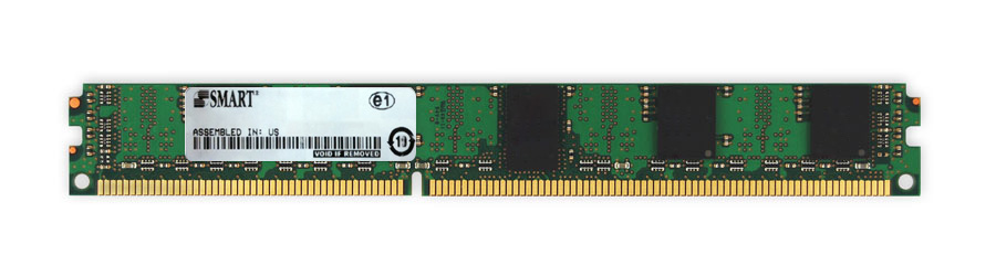 SG572568FJ8P0RN1 Smart Modular 2GB PC3-12800 DDR3-1600MHz ECC Registered CL11 240-Pin DIMM 1.35V Low Voltage Very Low Profile (VLP) Single Rank Memory Module
