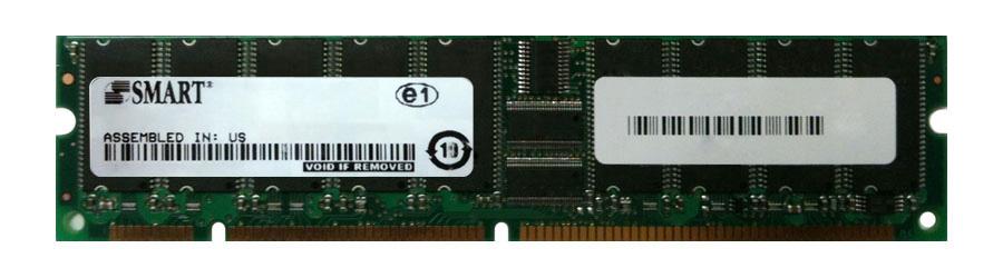 SM572288578D03R Smart Modular 1GB PC133 133MHz ECC Unbuffered CL3 168-Pin DIMM Memory Module