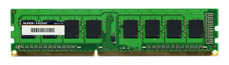 W1333UX1GQ Super Talent 1GB Kit (2 X 512MB) PC3-10600 DDR3-1333MHz non-ECC Unbuffered CL9 240-Pin DIMM Single Rank Memory