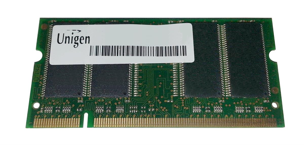 UG064D6688LR-EB Unigen 512MB PC1600 DDR-200MHz non-ECC Unbuffered CL2 200-Pin SoDimm Memory Module