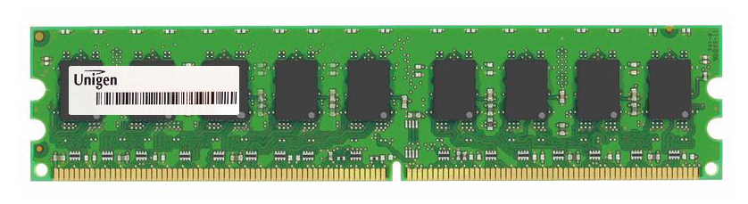 UG12T7220L8DU-8AQ Unigen 1GB PC2-6400 DDR2-800MHz ECC Unbuffered CL6 240-Pin DIMM Memory Module