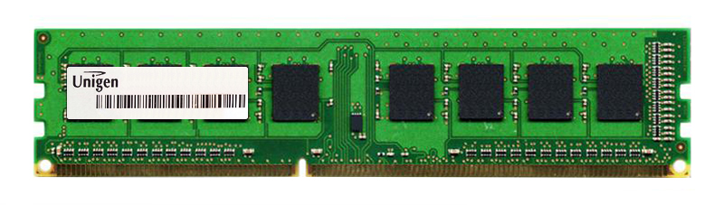 UG12U6400L8DU-8AB Unigen 1GB PC3-6400 DDR3-800MHz non-ECC Unbuffered CL6 240-Pin DIMM Memory Module
