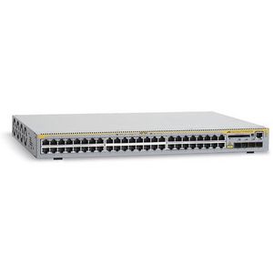 AT-9448T/SP-10 Allied Telesis 48 x 10/ 100/ 1000Base-T 8-Ports Managed Layer 3 Switch AT-9448T/SP (Refurbished)