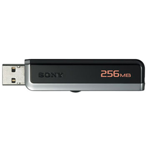 SNYUSM256 Sony MicroVault Classic 256MB USB 2.0 Flash Drive with Virtual Expander