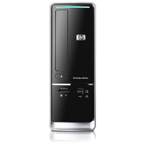 NP189AA#ABA HP Pavilion Slimline Desktop Computer - Intel Core 2 Quad Q8200 2.33 GHz - Black (Refurbished)