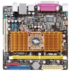 AT3GC-I ASUS Socket 479 Intel 945GC + ICH7 Chipset Intel Atom 330 Processors Support DDR2 1x DIMM 2x SATA 3.0Gb/s Mini-ITX Motherboard (Refurbished)