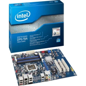 BOXDP67BA Intel Desktop Motherboard DP67BA iP67 Express Chipset Socket H2 LGA1155 ATX 1 x Processor Support (Refurbished)