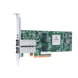 QLE8242-SR-CK QLogic Dual-Ports 10Gbps 10GBase-SR 10 Gigabit Ethernet PCI Express 2.0 x8 FCoE/iSCSI Converged Network Adapter