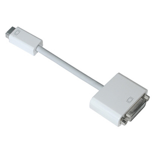 M9321G/B Apple DVI to mini-DVI Video Cable Adapter mini-DVI Male, DVI-D Male