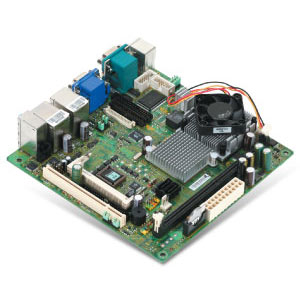 9802-010 MSI VIA CX700/700M/700M2 Chipset AMD VIA C7/Eden NanoBGA2 1GHz onboard Processors Support DDR2 1x DIMM Mini-ITX Motherboard (Refurbished)