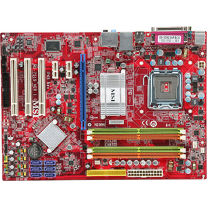 7519-010 MSI P45 NEO-F Socket 775 Intel P45 + ICH10 Chipset Core 2 Extreme/ Core 2 Quad/ Core 2 Duo/ Core 2 Extreme/ Pentium Dual Core/ Celeron Dual Core Processors Support DDR2 4x DIMM 6x SATA2 3.0Gb/s ATX Motherboard (Refurbished)