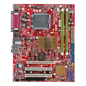 7592-010 MSI G41M4-F Socket LGA 775 Intel G41 + ICH7 Chipset Core 2 Quad/ Core 2 Duo/ Pentium Dual-Core/ Celeron Processors Support DDR2 2x DIMM 4x SATA 3.0Gb/s Micro-ATX Motherboard (Refurbished)