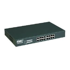 SMCGS16 SMCNetworks 16-Ports RJ-45 10/100/1000Base-T Unmanaged Gigabit EZ Switch (Refurbished)