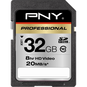 P-SDHC32G10-EFPOL PNY Professional 32GB SDHC Flash Memory Card