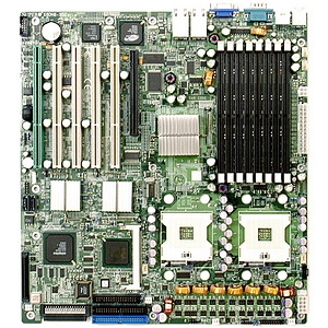 X6DH8-XG2-B SuperMicro X6DH8-XG2 Dual Socket FC-mPGA4 Intel E7520 Chipset Dual Xeon Processors Support DDR2 8x DIMM 2x SATA Extended-ATX Server Motherboard (Refurbished)