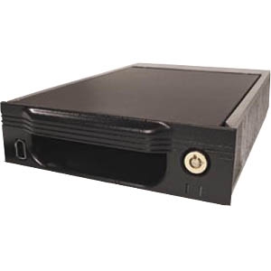 8060-0710-0500 CRU-DataPort Complete Assembly 128 Bit IDE/ATA-6 Cast Aluminum Carrier & Frame Fan Key Black