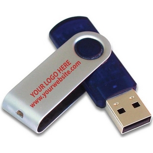 USW1GB1COLOR1K ACP-EP 1Gb Swing Flash Drive Usb 1color Custom Logo 1000u+