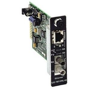 C/E-TBT-FRL-04(SM) Transition 10Base-T to 10Base-FL Slide-In-Module Media Converter