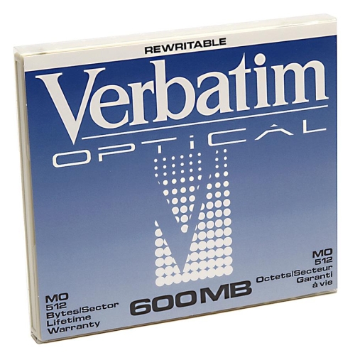 87895 Verbatim 600MB 1x Rewritable 5.25-inch Magneto Optical Media