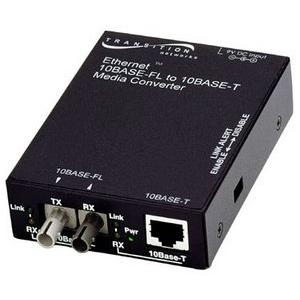 E-TBT-FRL-05(L)-NA Transition Networks Eth 10bt Rj45 To 10bfl 1300nm Mmf St Sa Media Converter 5km