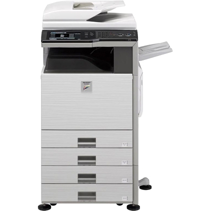MX-3100N Sharp Laser Multifunction Printer Color Plain Paper Print Floor Standing Copier/Fax/Printer/Scanner 31 ppm Mono/31 ppm Color Print 1200 x 1200 dpi Print 31 cpm Mono/31 cpm Color Copy 8.5" LCD Touchscreen 600 dpi Optical Scan Automatic Duplex Print 1100 sheets Input Gigabit Ethernet USB (Refurbished)