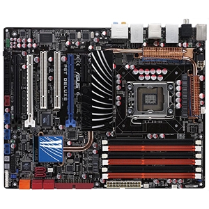 P6T DELUXE ASUS Socket LGA 1366 Intel X58 + ICH10R Chipset Core i7 Processors Support DDR3 6x DIMM 6x SATA 3.0Gb/s ATX Motherboard (Refurbished)

