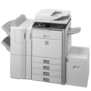 MX-4101N Sharp Multifunction Printer Color 41 ppm Mono 41 ppm Color 1200 x 1200 dpi Fax, Copier, Scanner, Printer (Refurbished)