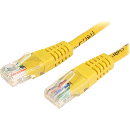 M45CROSS75YL StarTech 75ft Cat5e Crossover Patch Cable Yellow