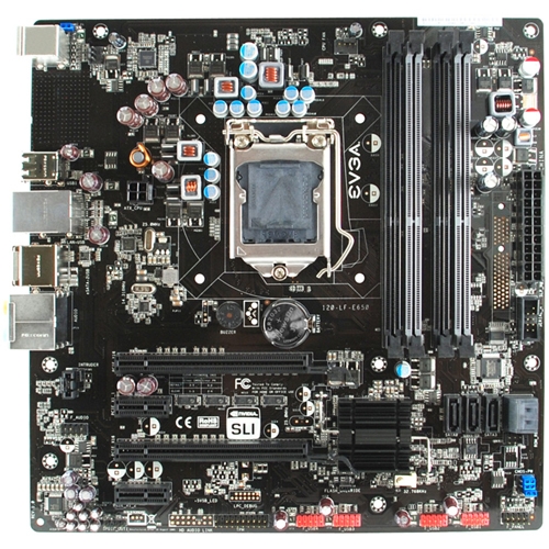 120-LF-E651-TR EVGA Socket LGA 1156 Intel P55 Chipset Core i7 / i5 / i3 / Pentium Processors Support DDR3 4x DIMM 5x SATA 3.0Gb/s Micro-ATX Motherboard (Refurbished)