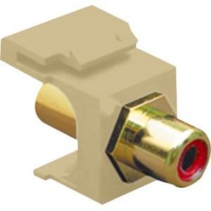 IC107R6GIV ICC Ic107 Module Coupler Rca Female Red Ins-ivory