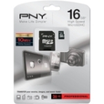 P-SDU16G10-EFPOL PNY 16GB Class 10 SDHC Flash Memory Card