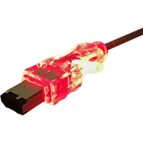 CC1394-06RDL QVS 6ft 6pin Firewire/i.link M/m Cable