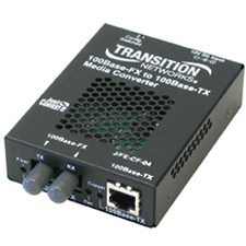 J/FE-CF-04(101)-NA Transition SM100Base-TX to 100Base-FX 1310 1550 20km Media Converter