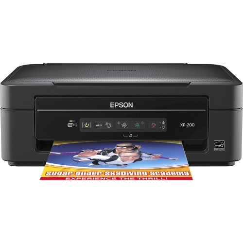 C11CC48201 Epson Expression Xp-200 Inkjet Multifunction Printer Color Plain Paper Print Desktop Copier printer scanner 6.2 Ppm Mono 3.1 Ppm Color Print (Refurbished)