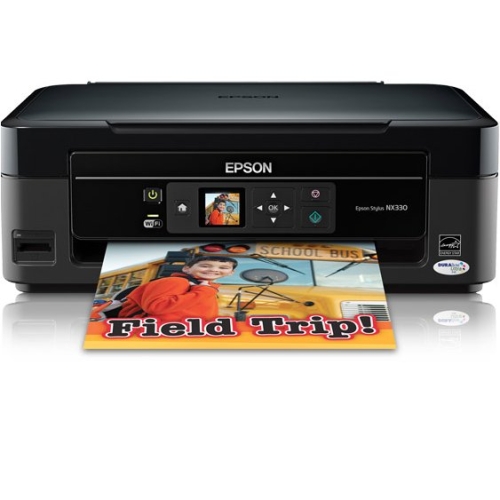C11CB21201 Epson Stylus Nx330 Small-in-one All-in-one Color Printer Wireless Ink-jet 1200 X 2400 6.2 Ppm Mono /3.2 Ppm Color Usb 2.0 Ac 110/230v 100 Sheets (Refurbished)