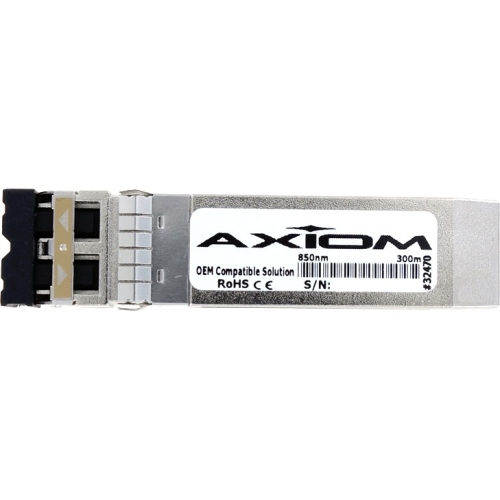 44W4408-AX Axiom 10.3Gbps 10GBase-SR Multi-mode Fiber 300m 850nm Duplex LC Connector SFP+ Optical Transceiver Module for IBM 44W4408, 44W4411