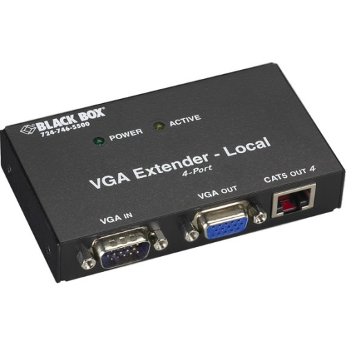 AC555A-4-R2 Black Box VGA Transmitter 4-Port
