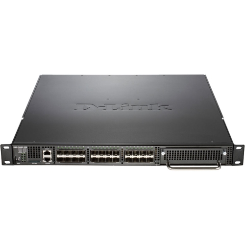 DXS-3600-32S/SI D-Link 24-Ports 10 Gigabit SFP+ L2+ Stackable Top-of-Tack Managed Switch with Expansion Slot (Refurbished)